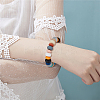 60Pcs 5 Colors Food Grade Eco-Friendly Silicone Beads SIL-DC0001-37-6