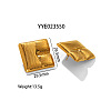 Fashionable Irregular 304 Stainless Steel Stud Earrings for Women MT3122-7-1