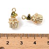 Brass Micro Pave Cubic Zirconia Pendants KK-C155-16G-04-3