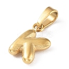 316L Surgical Stainless Steel Charms STAS-G315-01G-K-2