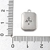 Brass Micro Pave Cubic Zirconia Pendants KK-D283-30P-02-3