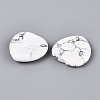 Natural Howlite Worry Stones G-A213-09A-2