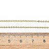 Brass Cable Chain Necklaces Making MAK-P011-01G-3