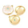 Brass Locket Pendants KK-D232-10G-3