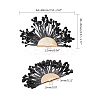 Polycotton(Polyester Cotton) Tassel Pendant Decorations FIND-T041-20-3