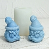 3D Dancing Lion Head DIY Food Grade Silicone Statue Candle Molds PW-WG99762-01-3