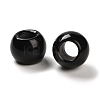 Natural Dyed & Heated Black Agate European Beads LS-G-R488-01P-3
