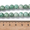 Natural Green Spot Jasper Beads Strands G-L651-A01-8mm-5