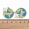 Alloy Enamel Pendants ENAM-V002-03KCG-3