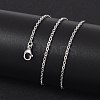 Non-Tarnish 304 Stainless Steel Necklace MAK-K004-09P-4