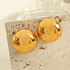 304 Stainless Steel Stud Earrings EJEW-D282-01G-1