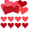 8Pcs 2 Colors Polyester Iron on Sew On Patches PATC-TA0001-34B-1