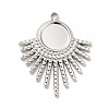 Non-Tarnish 304 Stainless Steel Pendant Cabochon Settings STAS-H172-13P-1