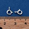 Brass Spring Ring Clasps KK-G479-01B-S-3