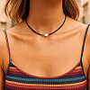 2Pcs 2 Color Rice Natural Pearl & Glass Seed Beaded Necklaces for Women NJEW-GO0001-04B-5