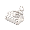 Brass Micro Pave Cubic Zirconia Pendants KK-H527-28P-2