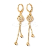 Rhinestone Love Heart Leverback Earrings EJEW-K256-33KCG-1
