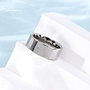 201 Stainless Steel Wide Band Finger Rings RJEW-K252-02E-P-3