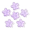 Transparent Spray Paint Glass Beads GLAA-Z011-07B-1