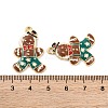 Christmas Theme Rack Plating Alloy Pendants FIND-M020-04G-05-3