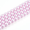 Baking Paint Pearlized Glass Pearl Bead Strands HY-N002-6mm-C03-2