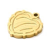 Ion Plating(IP) 304 Stainless Steel Pendants STAS-Q301-30G-2