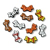 12Pcs 6 Colors Bowknot Food Grade Eco-Friendly Silicone Beads SIL-CJ0002-37-9