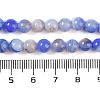 Natural Striped Agate/Banded Agate Beads Strands G-Z060-A01-A20-4