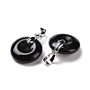 Natural Obsidian Pendants G-E059-01P-03-3