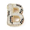 Brass Micro Pave Cubic Zirconia Pendants KK-Z108-02G-B-1