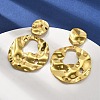 304 Stainless Steel Dangle Stud Earrings for Women EJEW-K268-13B-G-2