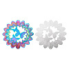 2Pcs 2 Colors 201 Stainless Steel Connector Charms/Links STAS-TA0005-69-2