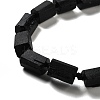 Natural Black Tourmaline Beads Strands G-F716-01-5