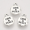Tibetan Style Alloy Pendants TIBEP-T009-24AS-RS-1