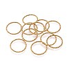Tibetan Style Linking Rings TIBEB-EA8631Y-AG-LF-1