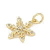 Rack Plating Brass Micro Pave Cubic Zirconia Pendants KK-H509-12G-03-2