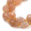 Natural Sunstone Beads Strands G-N342-59-4