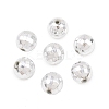 Faceted Round Plated Acrylic Beads PACR-L001-12mm-S-2