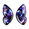 Epoxy Resin Butterfly Wings Cabochons CRES-N035-02A-1