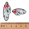 4Pcs 4 Styles Transparent Epoxy Resin Pendants RESI-B032-03A-3