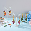 Kissitty DIY Butterfly Drop Earring Making Kit DIY-KS0001-33-7