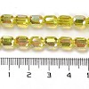 Electroplate Glass Beads Strands EGLA-D030-19B-4