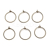 Brass Wine Glass Charm Rings LS-EC067-2AB-NF-1