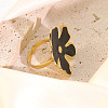 304 Stainless Steel Enamel Finger Rings WG2CA2D-03-1