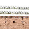 Anti-Tarnish Electroplate Rondelle Glass Beads Strands EGLA-T021-3mm-17-02-4