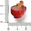 Christmas Theme Opaque Resin Cabochons CRES-Q007-01C-3