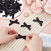 Bowknot Polyester Pins JEWB-WH0010-89B-3