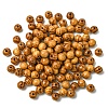 100Pcs Round Natural Wood Beads WOOD-YW0001-58C-1