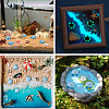 12Pcs Luminous Resin Cabochons RESI-TA0004-55B-6