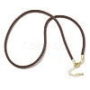 3MM Nylon Milan Cord Necklace Making NJEW-H084-01G-2